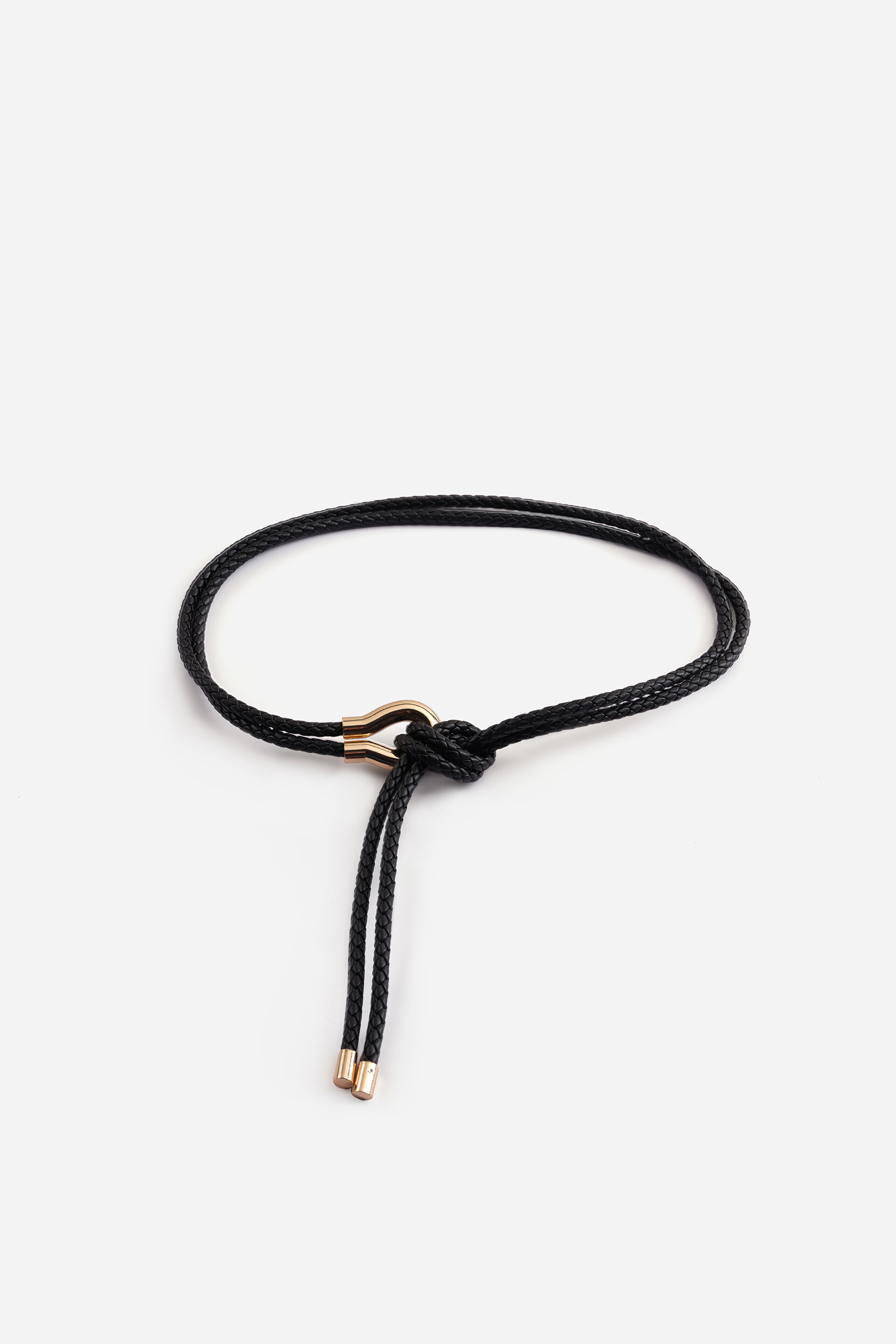 Black Braid Belt, , image 1